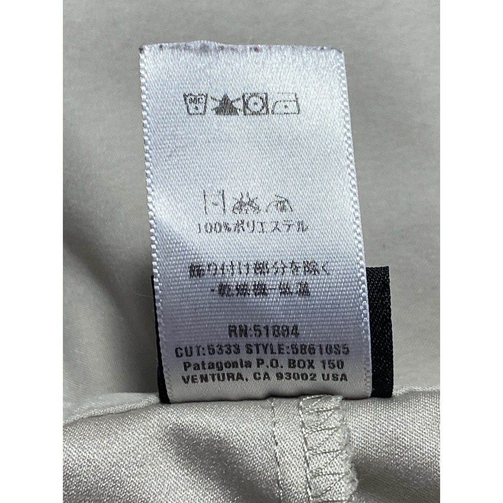 Patagonia Skirt womens 6 Beige Side Zip Slits‎ Hiking Outdoors - Picture 9 of 9